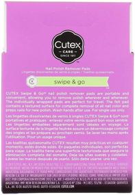 img 2 attached to 💅 Cutex Swipe & Go Nail Polish Remover Pads - 2 Pack
