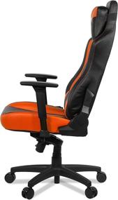 img 1 attached to 🎮 Arozzi Vernazza Series Super Premium Gaming Chair, Orange - Elevate Your Gaming Experience with Swivel Racing Style