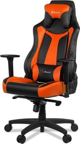 img 4 attached to 🎮 Arozzi Vernazza Series Super Premium Gaming Chair, Orange - Elevate Your Gaming Experience with Swivel Racing Style