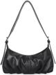cluci dumpling shoulder leather adjustable women's handbags & wallets logo