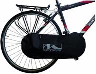 enhanced m-wave bicycle chain guard cover in black for optimal protection and style logo