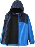 🧥 boys' lightweight waterproof raincoat - active jacket for outdoor activities logo