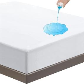 img 4 attached to Waterproof Mattress Protector Noiseless Breathable