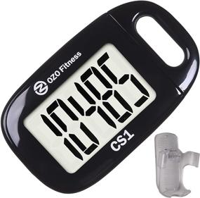 img 4 attached to OZO Fitness CS1 Easy Pedometer: Large Display Step Counter for Walking, with Clip-On and Lanyard
