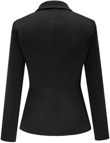 img 3 attached to 👗 Womens Buttoned Pocket Clothing with Stylish Notched Sleeves