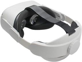 img 3 attached to Enhanced Comfort and Support: Adjustable Elite Strap for Oculus Quest 2 Headband
