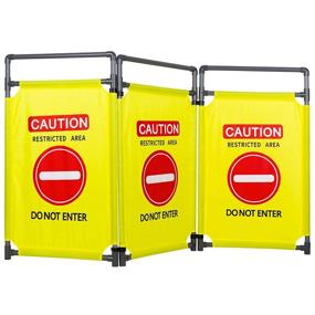 img 4 attached to Barricade Foldable Visibility Restricted Pedestrian Occupational Health & Safety Products and Safety Signs & Signals