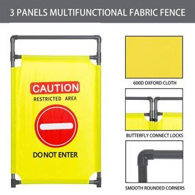 img 2 attached to Barricade Foldable Visibility Restricted Pedestrian Occupational Health & Safety Products and Safety Signs & Signals