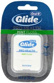 img 2 attached to Oral-B Glide Pro-Health Dental Floss, Mint 🦷 – Effective 50 M Floss for Optimal Oral Care