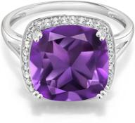 amethyst engagement jewelry for women by gem stone king logo