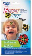 🌡️ continuous fever monitoring: physio logic fever-bugz stick-on indicator, safe, accurate, and fast temperature tracking for up to 48 hours logo
