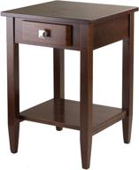 🏺 classic elegance: winsome richmond occasional table in antique walnut logo