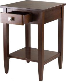 img 3 attached to 🏺 Classic Elegance: Winsome Richmond Occasional Table in Antique Walnut