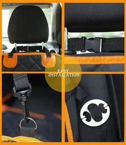 img 3 attached to Ponapoo Dog Car Seat Cover