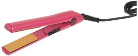 img 3 attached to 💖 Pure Pink CHI Tourmaline Ceramic 1-Inch Hairstyling Iron - 1 Count