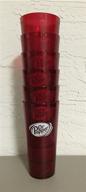 restaurant-grade set of 6 dr. pepper ruby red plastic tumblers - 24-ounce cups logo