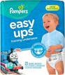 pampers training underwear 3t 4t count logo