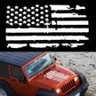 tomall distressed waterproof windshield decoration exterior accessories for bumper stickers, decals & magnets logo