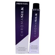 🎨 pravana chromasilk крем-краска для волос 7.11 - интенсивный пепельный блондин унисекс | 3,04 жидк. унц. (упаковка из 1) логотип