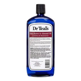 img 2 attached to Dr Teal's Foaming Bath Combo Pack – 68 fl oz (Total), Enriched with Moisturizing Shea Butter, Almond Oil, and Melatonin Sleep Bath