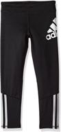 adidas girls performance legging medium logo