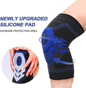 img 2 attached to LIZUTECH Compression Double Side Stabilizers Basketball Sports & Fitness