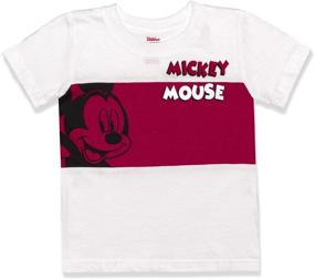 img 3 attached to 👕 Disney Boys' 2-Pack Mickey Mouse Graphic Tee Shirt Set, 100% Cotton, White and Grey, Size 12 Months