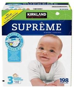 img 1 attached to 👶 Kirkland Signature Size 3 Diapers 198-Pack
