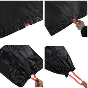 img 2 attached to 🗑️ Convenient and Durable Begale 5 Gallon Drawstring Trash Bags - 115 Counts/3 Rolls, in Black
