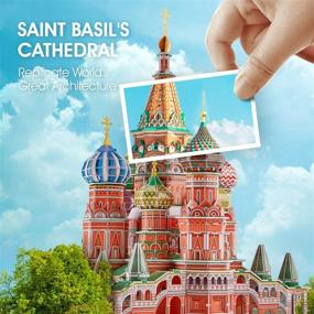 img 2 attached to 🏰 CubicFun Basils Cathedral Russia Architectural Model