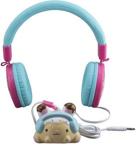 img 2 attached to 🎧 Cute Girls Fashion Wired Headphones: Built-in Microphone, Squishy Toy Bunny, and Stress Relief Clip