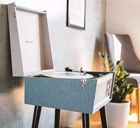 img 3 attached to Портативный проигрыватель Crosley CR6233D-TN Dansette Bermuda с дополнительным входом и Bluetooth