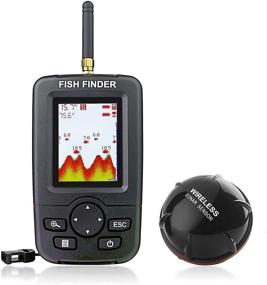 img 4 attached to 🎣 Enhance Your Fishing Experience with the Venterior Portable Fish Finder: Wireless Sonar Sensor, Fish Size, Water Temperature, Bottom Contour - Color LCD Display