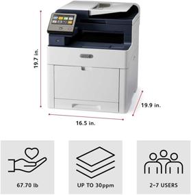 img 3 attached to 🖨️ Xerox WorkCentre 6515/DN Color Multifunction Printer: Boost Efficiency & Convenience with Amazon Dash Replenishment Ready Feature