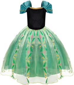 img 3 attached to Enchanting GJDAMFD Princess Costume 👸 Ideal for Christmas and Birthday Celebrations