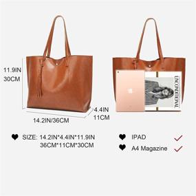 img 3 attached to SUSIE ISLAND Satchel Handbags Shoulder Women's Handbags & Wallets for Satchels