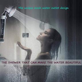 img 3 attached to 🚿 Detachable Filter High-Pressure Shower Head with Handheld - Delipop Water Softener & High-Pressure Ionic Filtration Showerhead to Remove Chlorine and Fluoride