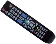 compatible replacement remote control for samsung pn58b550t2f, ln37b650, ln37b530p7f, pl50a650t1rxzp, ln46b530p7fxzc, pn42b450b1dxza tv logo