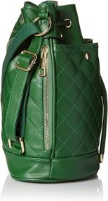 img 2 attached to 👜 Quilted Drawstring Bucket Handbags & Wallets by MG Collection