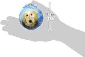 img 1 attached to 🎄 Add Festive Charm with Goldendoodle Christmas Ornament - Shatter Proof Bauble