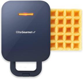 img 4 attached to 🧇 Maxi-Matic EWM1500BG Electric 3-in-1 Nonstick Belgian Waffle Maker & Grill Iron - 1-Inch Thick Waffles, Non-Stick PFOA-Free Coating - Ideal for Breakfast, Sandwiches, Snacks, Burgers - Single, Blue