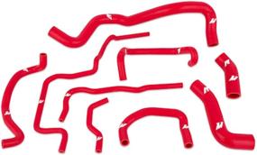 img 3 attached to Mishimoto MMHOSE-GLF-99RD Silicone Radiator Hose Kit Compatible With Volkswagen Golf 1