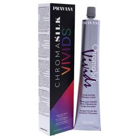 img 2 attached to 🖤 Pravana Chromasilk Vivids - Black Unisex Hair Dye, 3 Fl Oz (Single Pack)