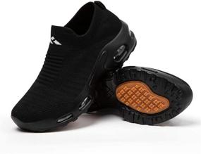 img 4 attached to Mishansha Walking Sneakers Cushion Platform Women's Shoes