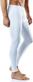 img 1 attached to 🔥 TSLA Men's Heated Thermal Underwear Pants - Warm Fleece Lined Long Johns Leggings, Ideal Winter Base Layer Bottoms