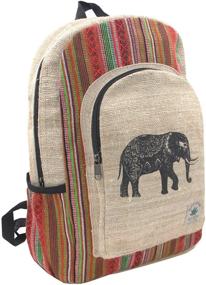 img 2 attached to KayJayStyles Fashionable Backpacks: Natural Handmade Pocket Women's Handbags & Wallets