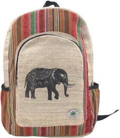 img 3 attached to KayJayStyles Fashionable Backpacks: Natural Handmade Pocket Women's Handbags & Wallets