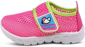 img 2 attached to DADAWEN Breathable Running Shoes 👟 for Boys - Lightweight Outdoor Sneakers