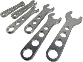 img 1 attached to 🔧 ICT Billet 6-Piece Billet Aluminum Wrench Set: Lightweight, Ergonomic, and Compact - Made in the USA!