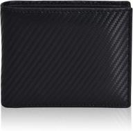 👔 sleek rfid bifold wallets for men: a must-have in men's accessories collection logo